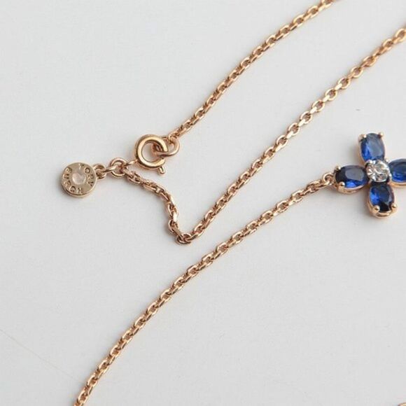 NWOT Tory Burch Buddy Clover Necklace - Picture 4 of 9